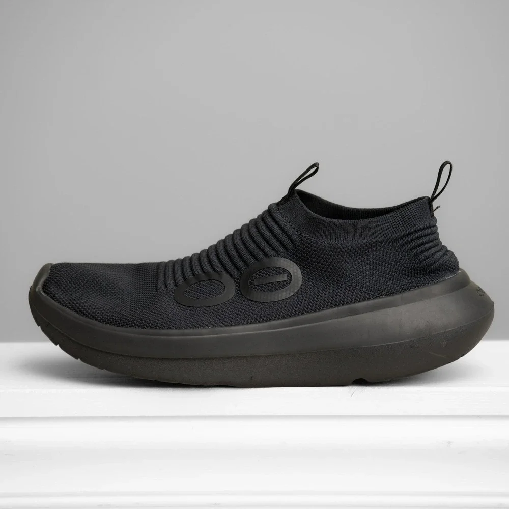 Oofos OOmy Zen Recovery Knit Shoes Mens 13 SlipOn Sneakers Athleisure Orthopedic